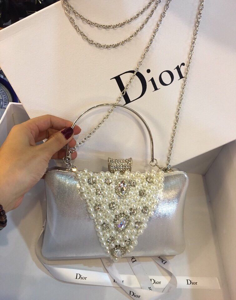 Ví cầm Clutch ngọc trai hàng chuẩn F1-Giao tại Shop Đẹp102