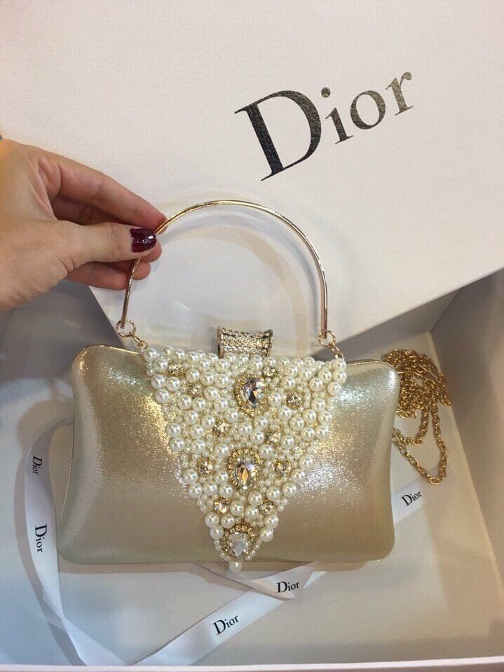 Ví cầm Clutch ngọc trai hàng chuẩn F1-Giao tại Shop Đẹp102