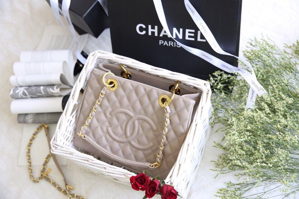 Túi xách Chanel Shopping da dê size 30cm hàng chuẩn F1 - Giao tại Shop Đẹp 102