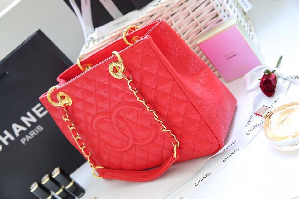 Túi xách Chanel Shopping da dê size 30cm hàng chuẩn F1 - Giao tại Shop Đẹp 102