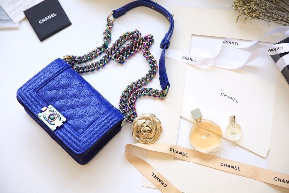 Túi xách Chanel Boy da nhám size 20cm -Giao tại Shop Đẹp102