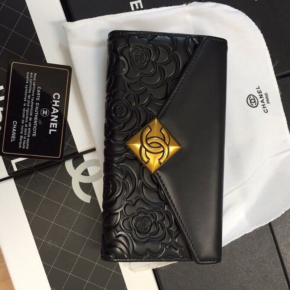 Ví cầm Clurth Chanel hàng da thật Super full box - Giao tại Shop Đẹp 102