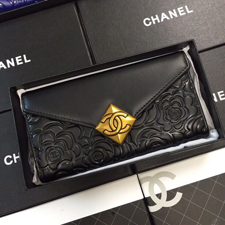 Ví cầm Clurth Chanel hàng da thật Super full box - Giao tại Shop Đẹp 102