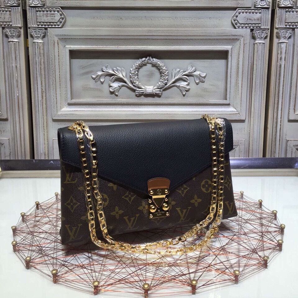 Túi xách Lv Pallas chain da thật hàng chuẩn Super Size 26cm -Giao tại Shop Đẹp102