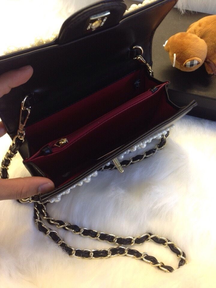 Túi xách Chanel ngọc trai hàng chuẩn F1 Size 22cm - Giao tại Shop Đẹp102