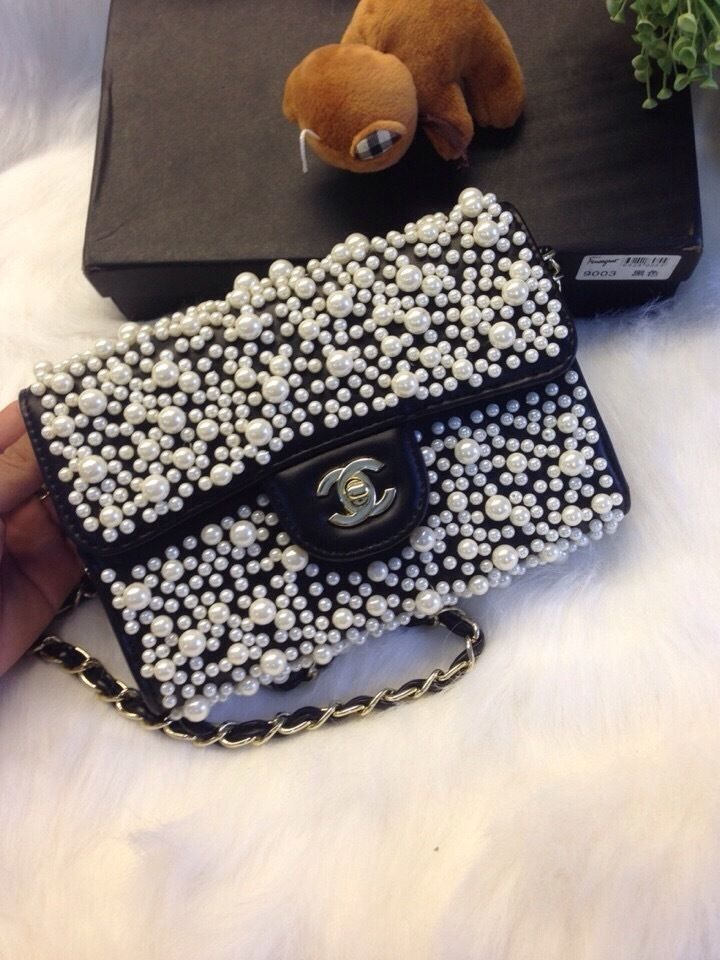 Túi xách Chanel ngọc trai hàng chuẩn F1 Size 22cm - Giao tại Shop Đẹp102