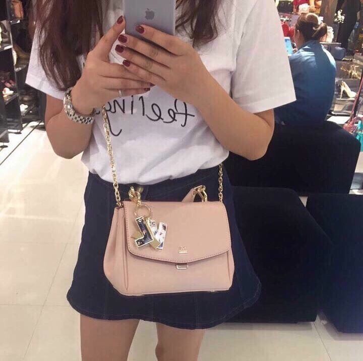 Túi xách Lyn new móc phụ kiện hàng chuẩn F1 size 25cm -Giao tại Shop Đẹp102