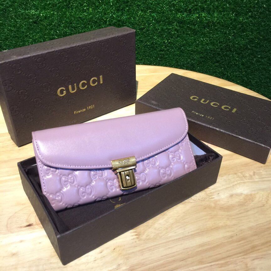 Ví cầm tay Gucci khoá cài da thật hàng Super sale -Giao tại Shop Đẹp102