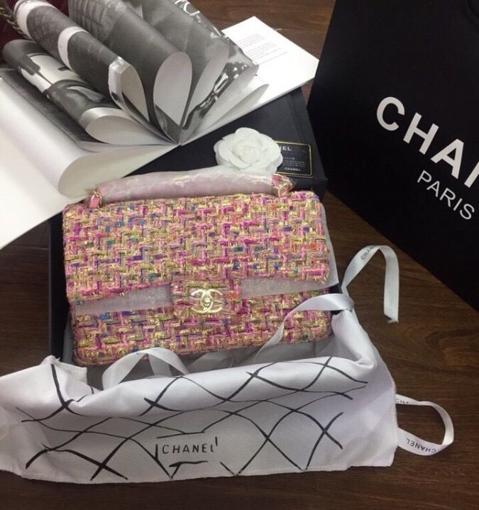 Túi xách Chanel classic dạ cước kim tuyến hàng chuẩn F1 -Giao tại Shop Đẹp102