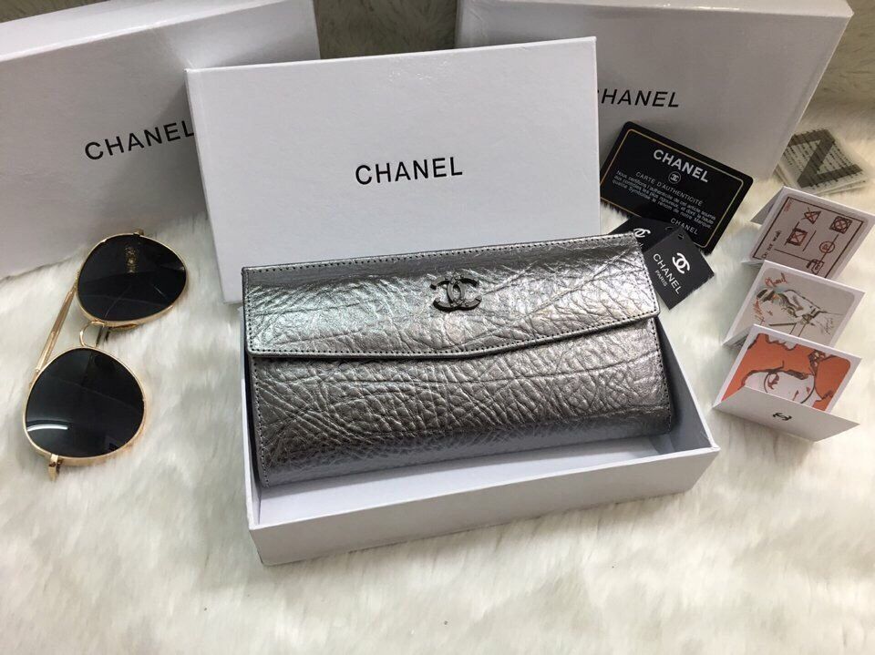 Ví cầm Chanel hàng super sale chất liệu da thật fullbox size 20cm -Giao tại Shop Đẹp102