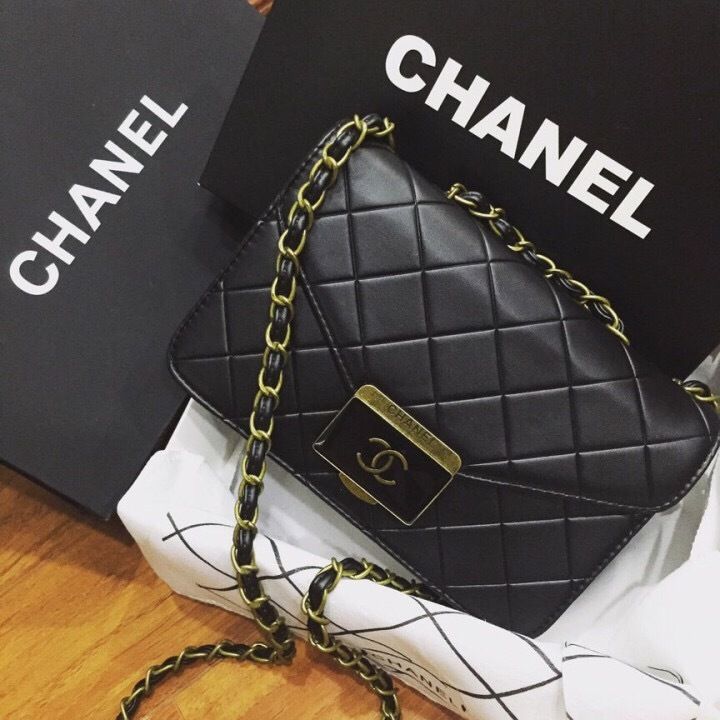 Túi xách chanel khoá đồng 3D hàng chuẩn F1 size 22cm -Giao tại Shop Đẹp102