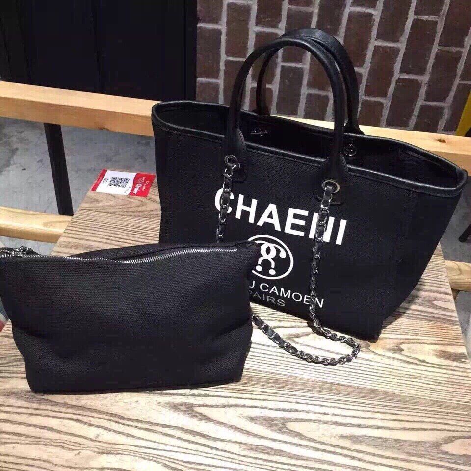 Túi xách Chanel mới 2 in 1 hàng chuẩn F1