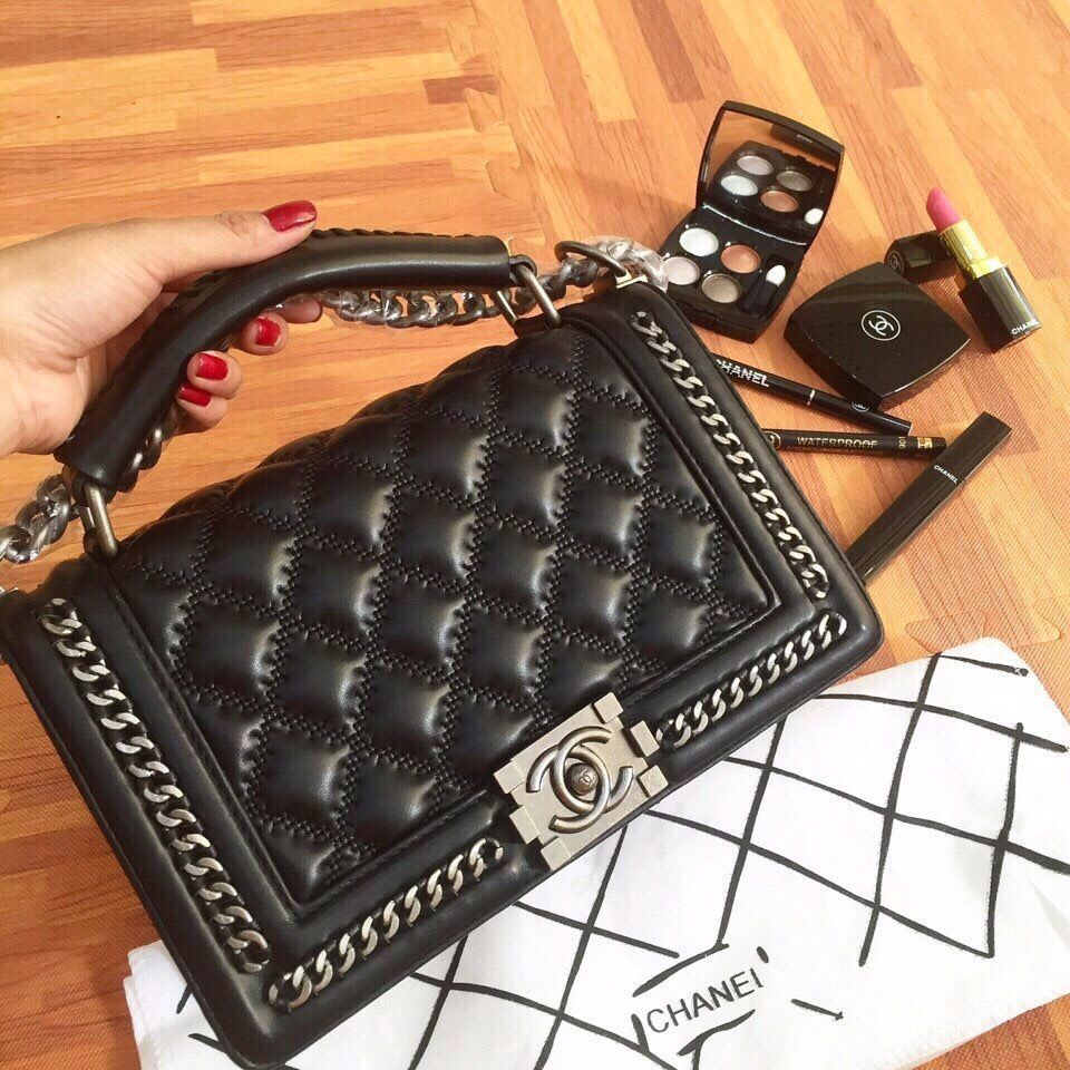 Túi xách Chanel boy new hàng Super sale size 25cm - Giao hàng tại Shop Đẹp 102