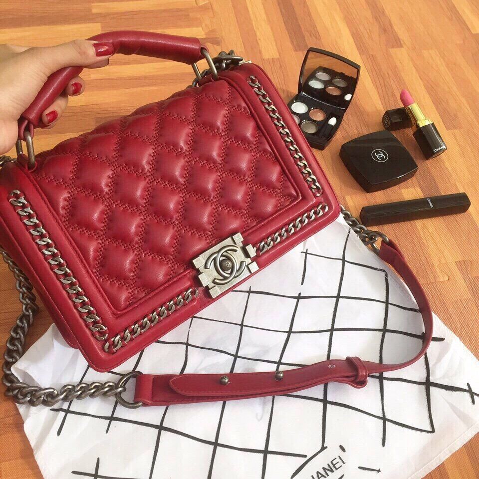 Túi xách Chanel boy new hàng Super sale size 25cm - Giao hàng tại Shop Đẹp 102