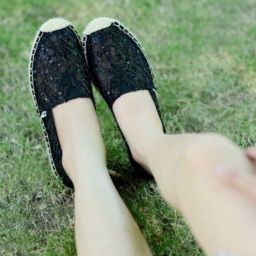 GIÀY SLIP ON KIM TUYẾN MŨI CÓI