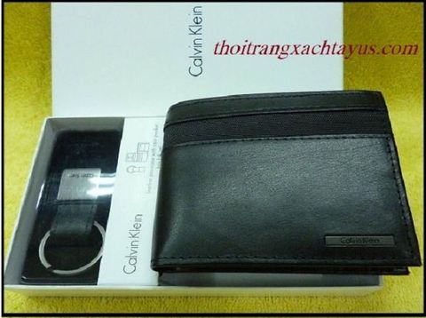 BN 70 - BÓP DA NAM HIỆU " CK-CALVIN KLEIN " kèm khóa/size lớn cực sang