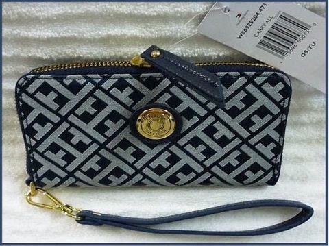 B 17 - BÓP CẦM TAY mini " TOMMY- HILFIGER " đựng ĐT,card,tiền & giấy tờ