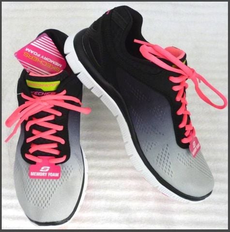 G 08 - GIẦY THỂ THAO NỮ " SKECHERS -running " size 8.5 US = 38 VN cực nhẹ