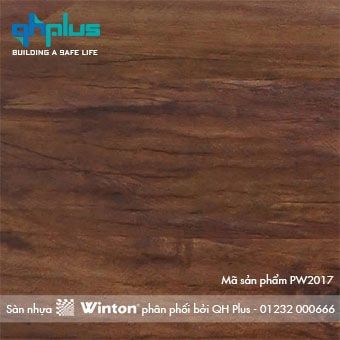 Sàn nhựa winton vân gỗ long não PW2017