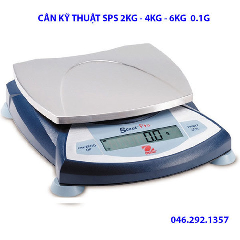 Cân kỹ thuật 1 số lẻ SPS 2kg - 4kg - 6kg