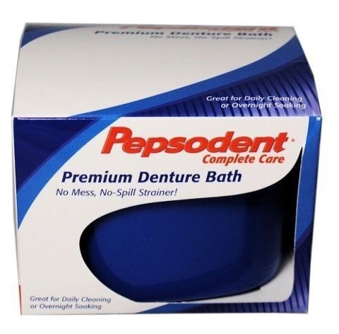 Hộp ngâm hàm răng giả Pepsodent Complete Care Premium Denture Bath