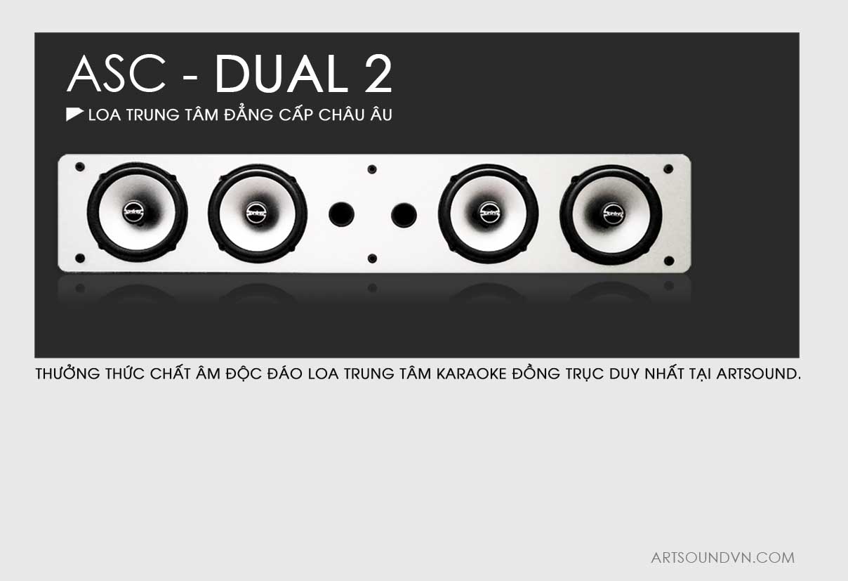 Loa trung tâm đồng trục Nhật Bản ASC-100 Dual, đẳng cấp hát karaoke hàng đầu Việt Nam. - 6