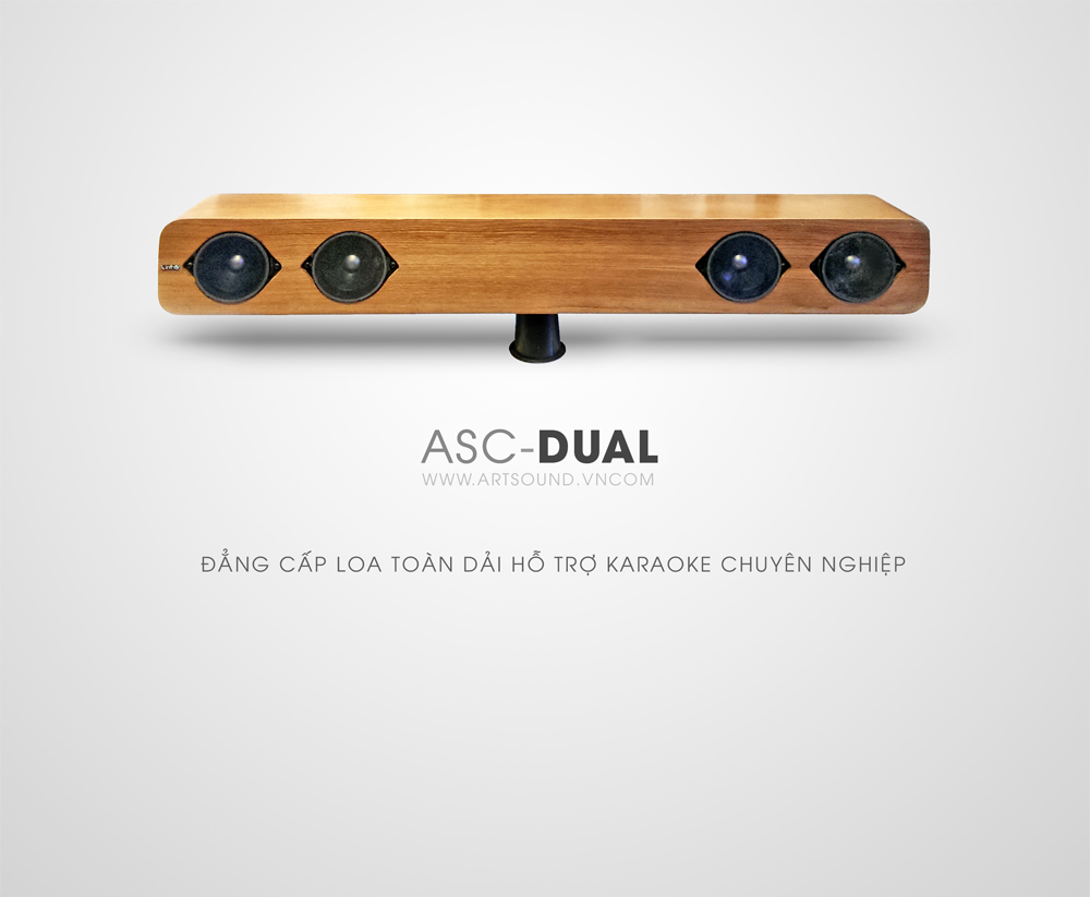 Loa trung tâm ASC-DUAL hỗ trợ hát Karaoke midrange đẳng cấp.