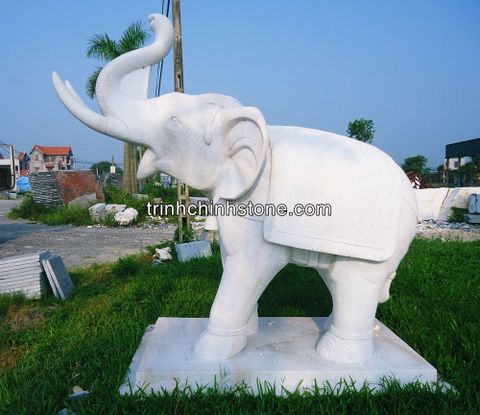 tượng đá voi lớn mỹ nghệ non nước
