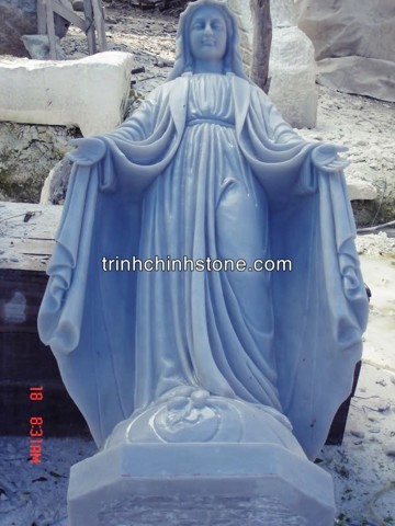 tượng đá đức mẹ maria công giáo nhà thờ, điêu khắc đá mỹ nghệ non nước