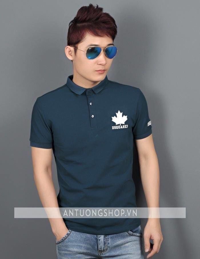 Hugo - Áo polo body logo lá phong cao cấp FB001