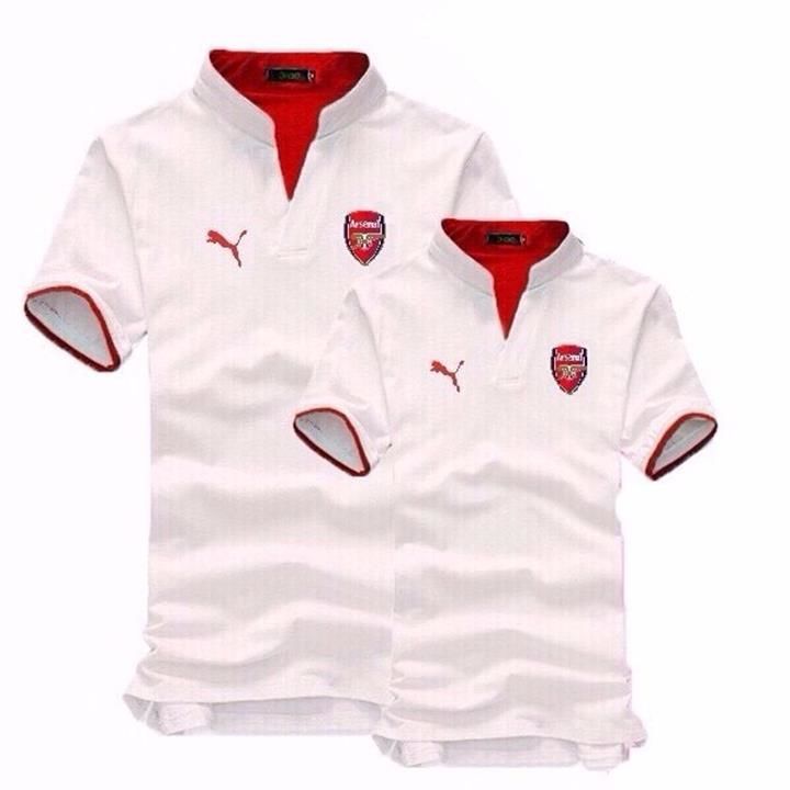 Áo thun logo Arsenal cổ trục cực HOT - ATAR001