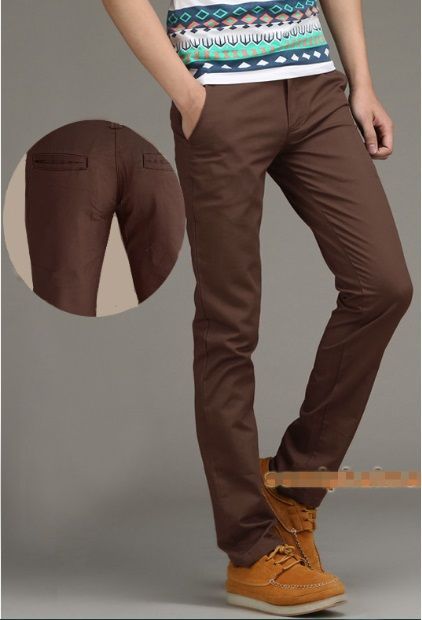 Hugo - Quần kaki HQ tôn dáng QK_08 màu nâu