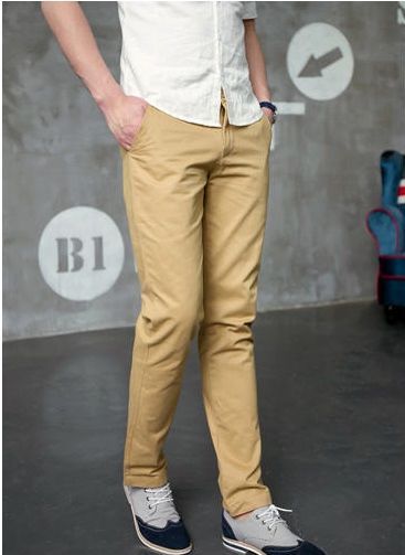 Hugo - Quần kaki dáng chuẩn QK_10 màu da bò