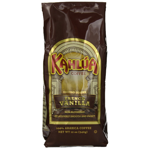 KAHLUA GOURMET GROUND COFFEE FRENCH VANILLA 12 OUNCE
