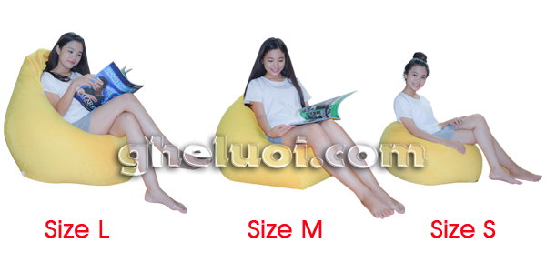 Ghế Lười Beanbag - Có đầy đủ kích thước cho bạn cho lựa