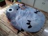 Nệm Totoro Xám trắng ngây thơ (1.6 x 2.1m)