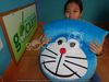 ghế đôn Doraemon có thành (50 x 25cm)