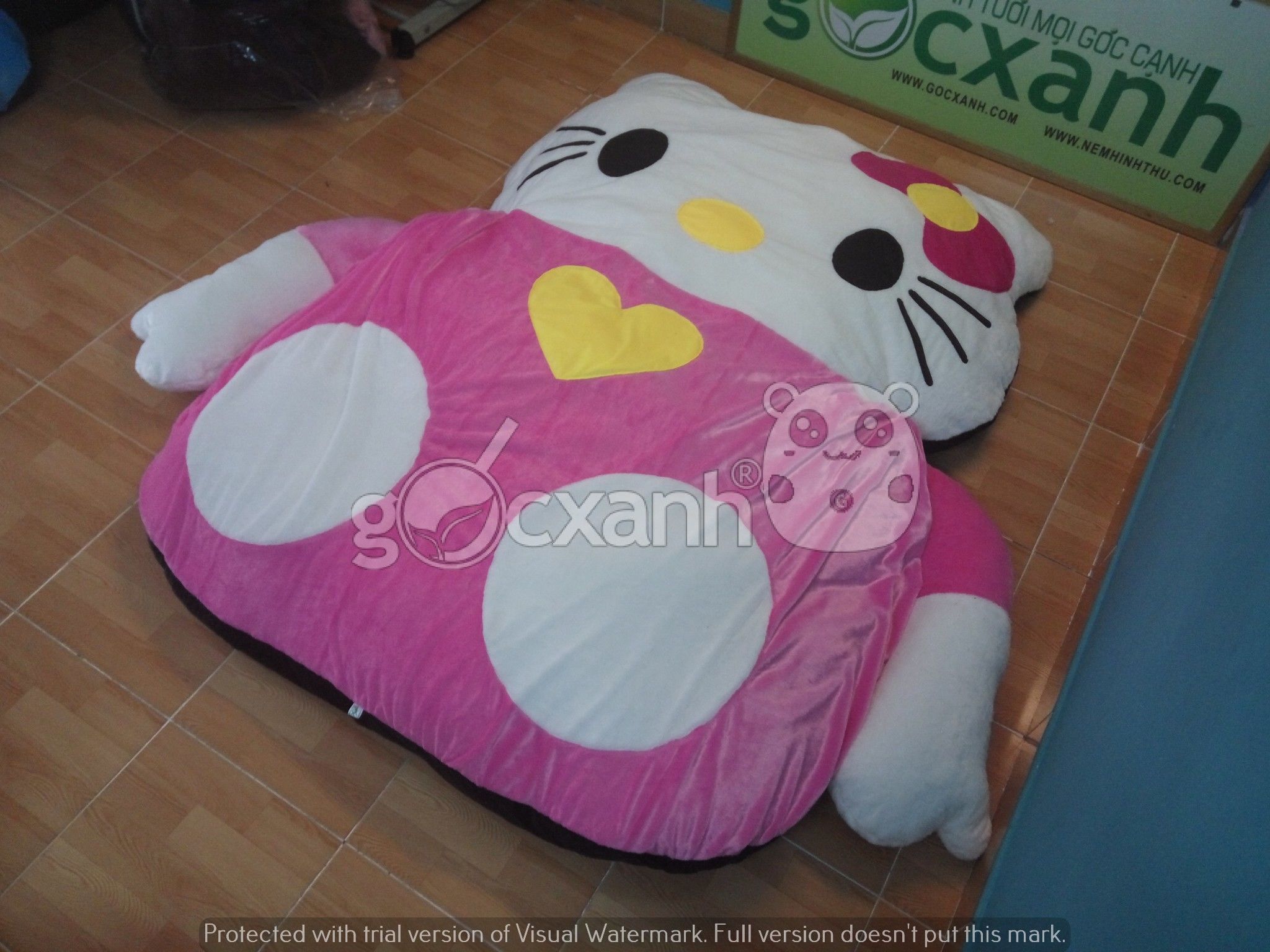 Nệm Hello kitty mền hồng tươi (1.6 x 2.1m)