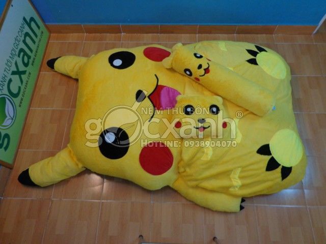 Nệm Pikachu Pokemon Go 1.6 x 2.1m