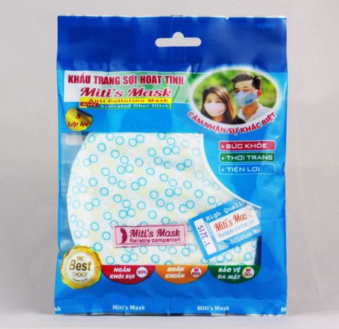 KHẨU TRANG SỢI HOẠT TÍNH MITI'S MASK