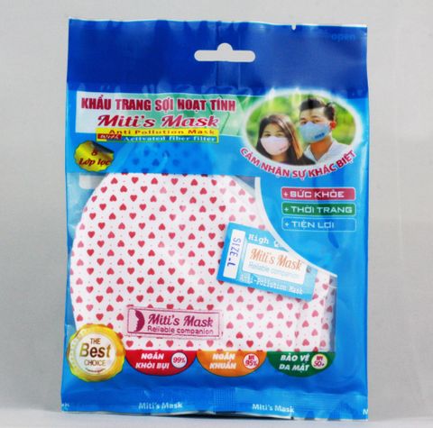 KHẨU TRANG SỢI HOẠT TÍNH MITI'S MASK
