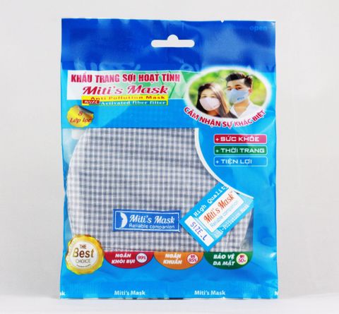 KHẨU TRANG SỢI HOẠT TÍNH MITI'S MASK