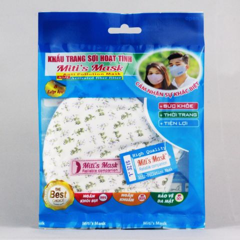 KHẨU TRANG SỢI HOẠT TÍNH MITI'S MASK