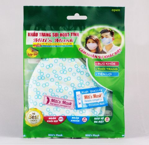 KHẨU TRANG SỢI HOẠT TÍNH MITI'S MASK