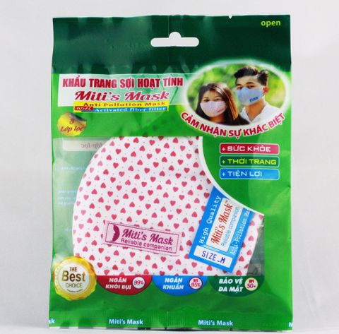 KHẨU TRANG SỢI HOẠT TÍNH MITI'S MASK
