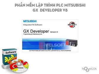 Phần mềm PLC Mitsubishi - GX Developer V8
