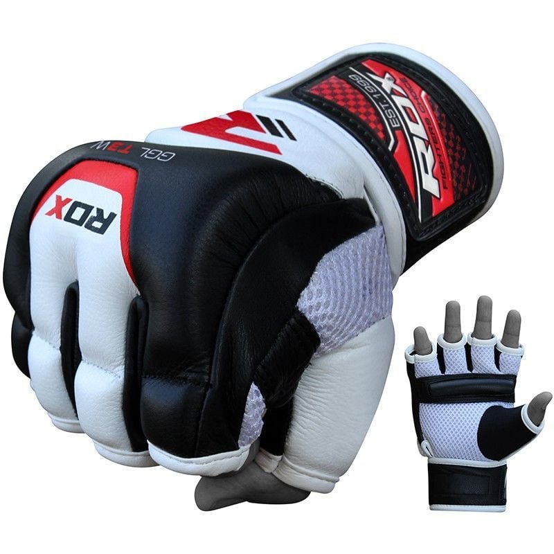 GĂNG TAY RDX LEATHER GEL TRAINING GRAPPLING GLOVES