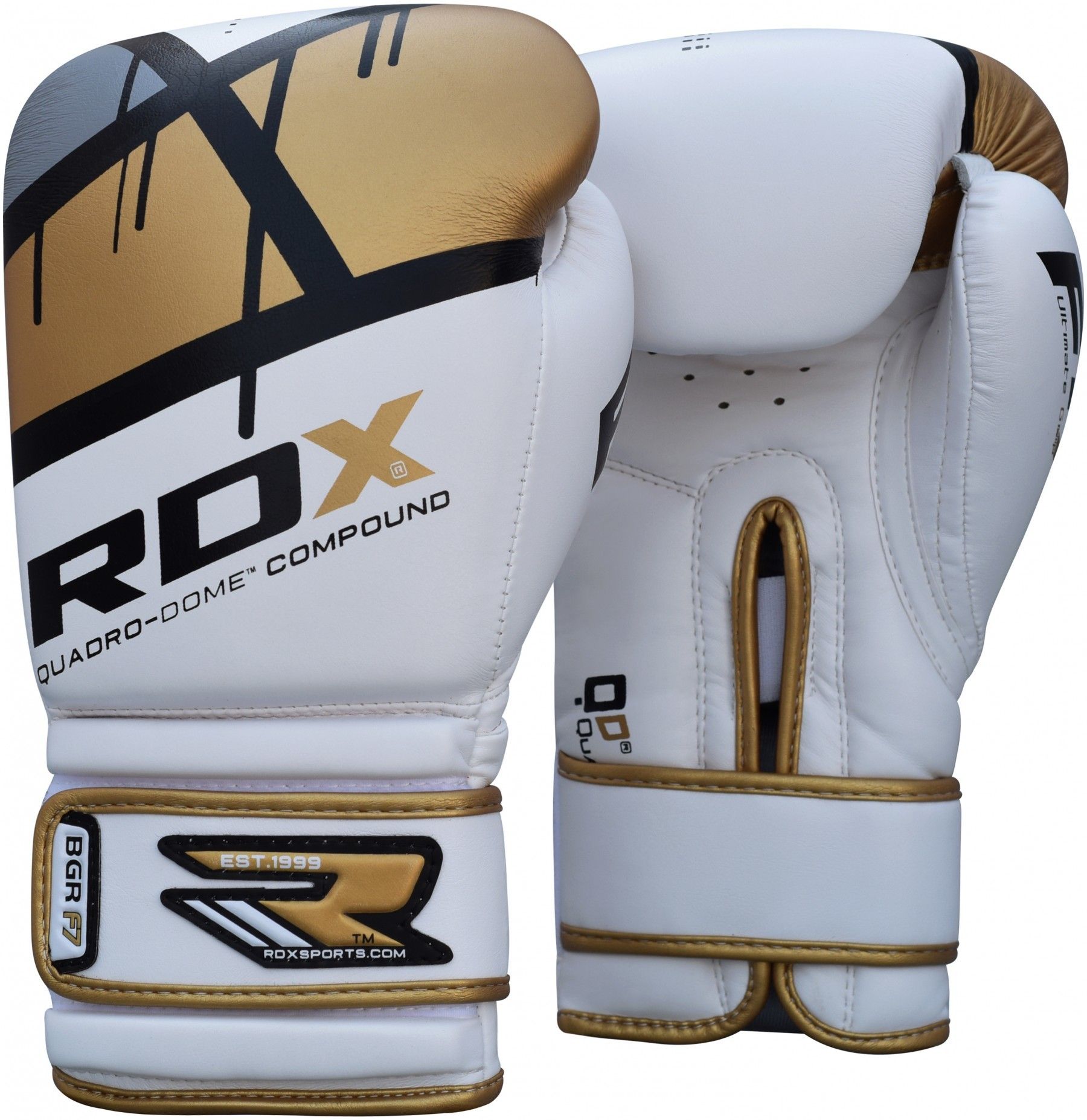GĂNG TAY RDX QUADRO-DOME FITNESS BOXING GLOVES - GOLD