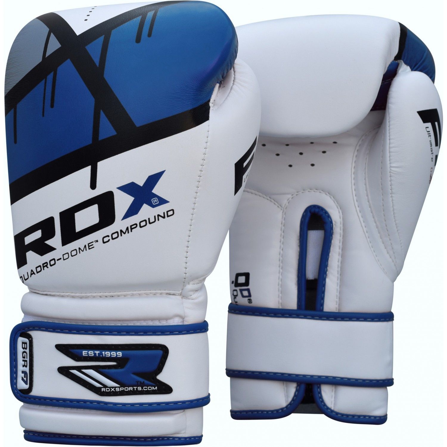 GĂNG TAY RDX QUADRO-DOME FITNESS BOXING GLOVES - BLUE