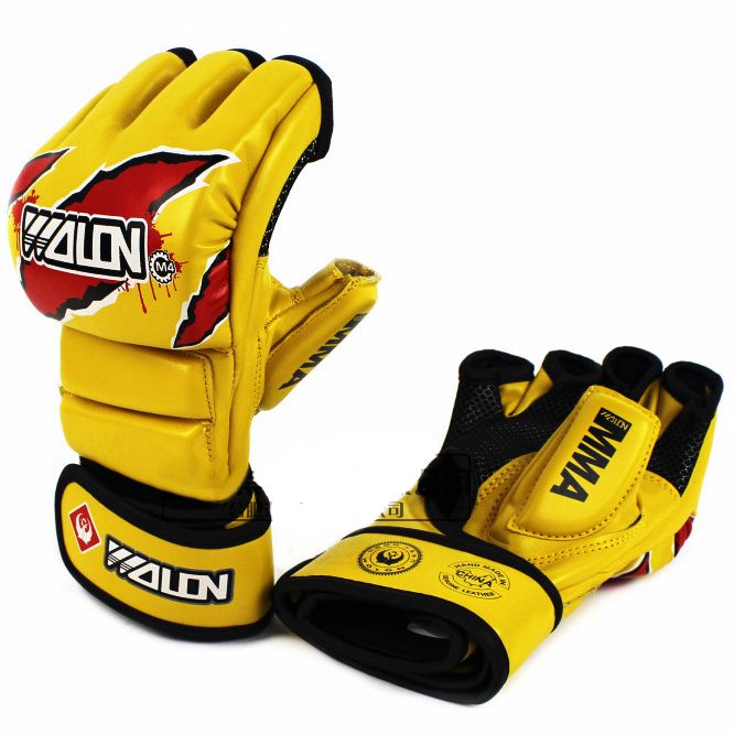 GĂNG TAY MMA GLOVES WOLON FIGHTER - YELLOW